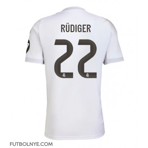 Camiseta Real Madrid Antonio Rudiger #22 Primera Equipación 2025-26 manga corta
